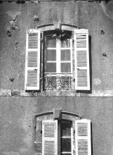 Windows with French shutters, Douarnenez