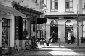 Pretty corner with shops in Antwerpen