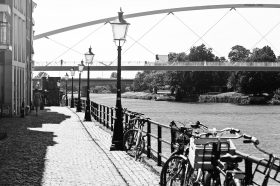 Quay in Maastricht